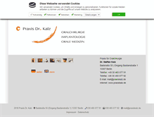 Tablet Screenshot of praxiskalz.de
